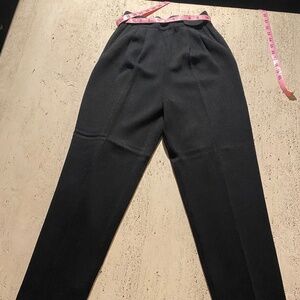 St John Collection Pleated Slacks Black Size 2